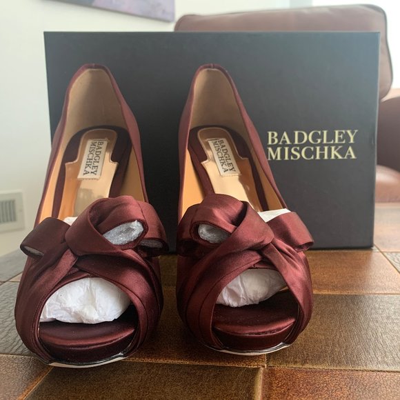 Badgley Mischka, Burgandy, Size 8, Brand new - Picture 2 of 4